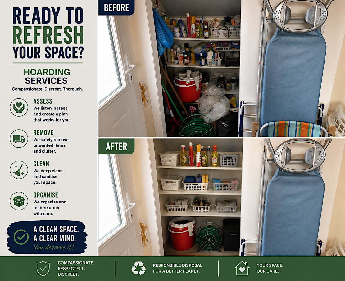 Extreme storeroom clearance & sanitisation